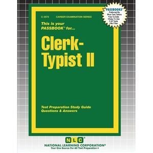 Clerk-Typist II -- Passbooks